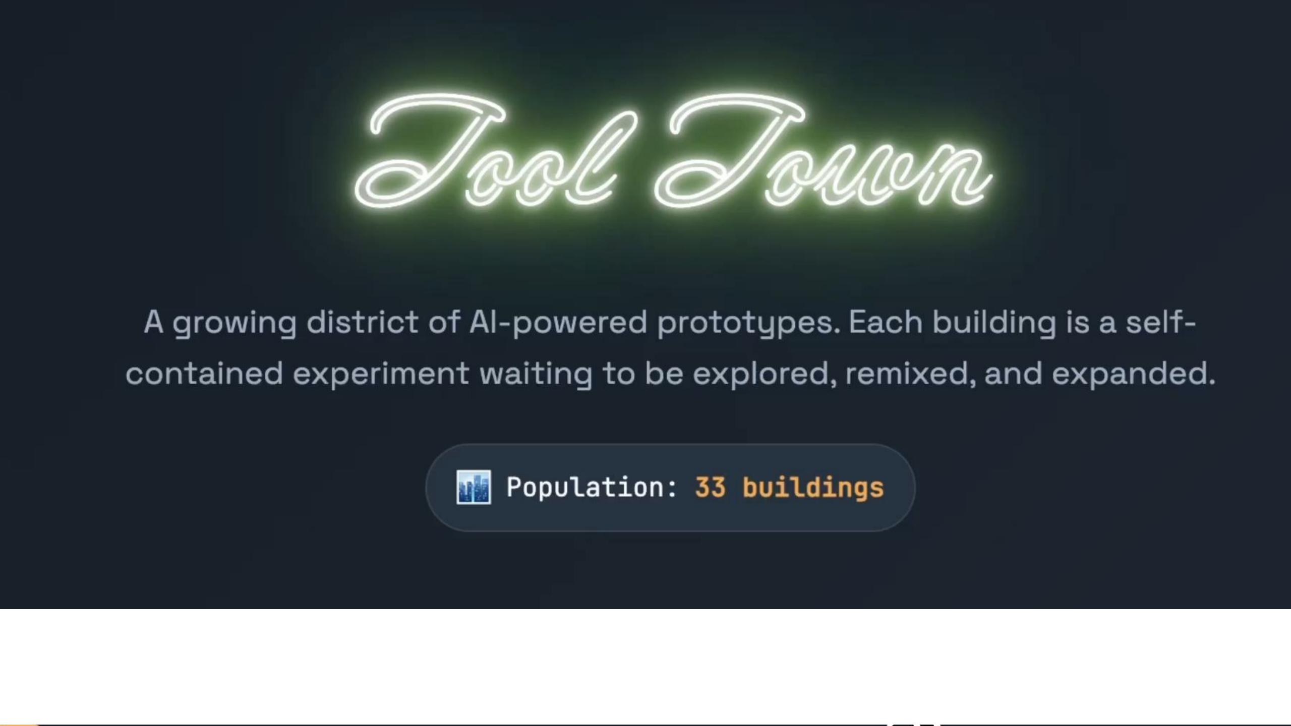 Slide 25 — Tooltown — stashing HTML files into "neighborhoods"