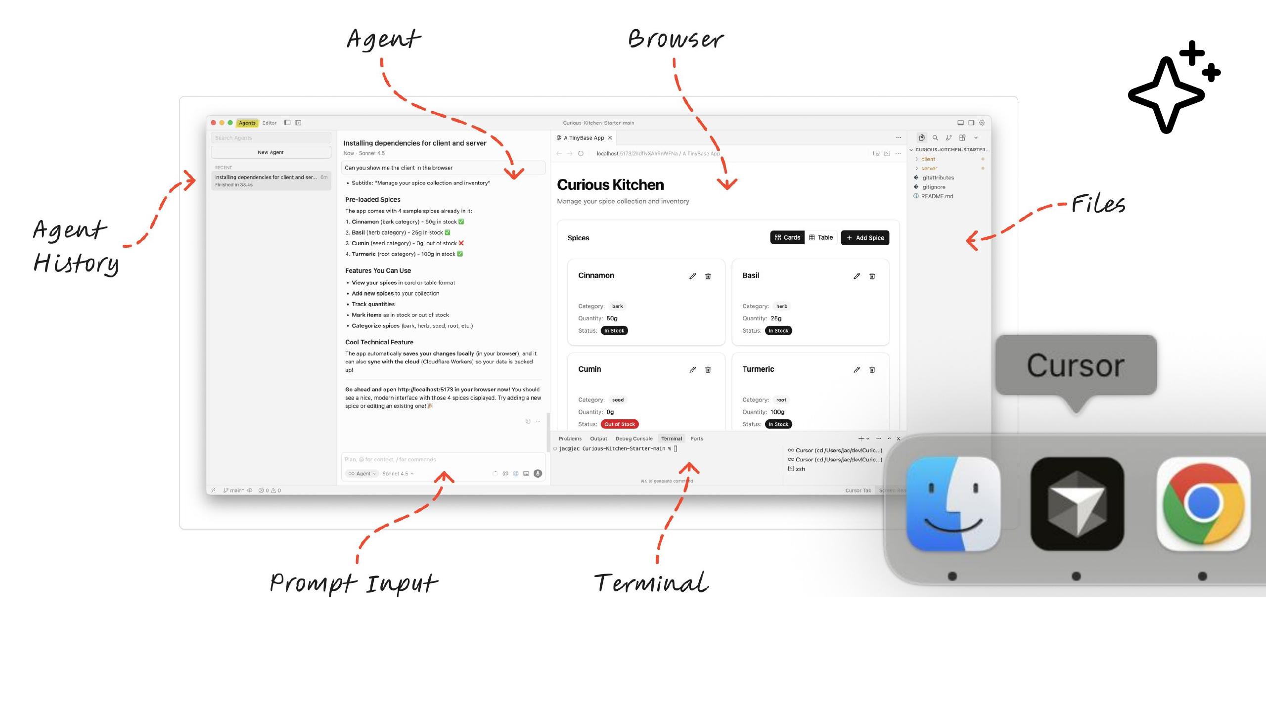Slide 31 — AI era: Cursor as an agentic workspace