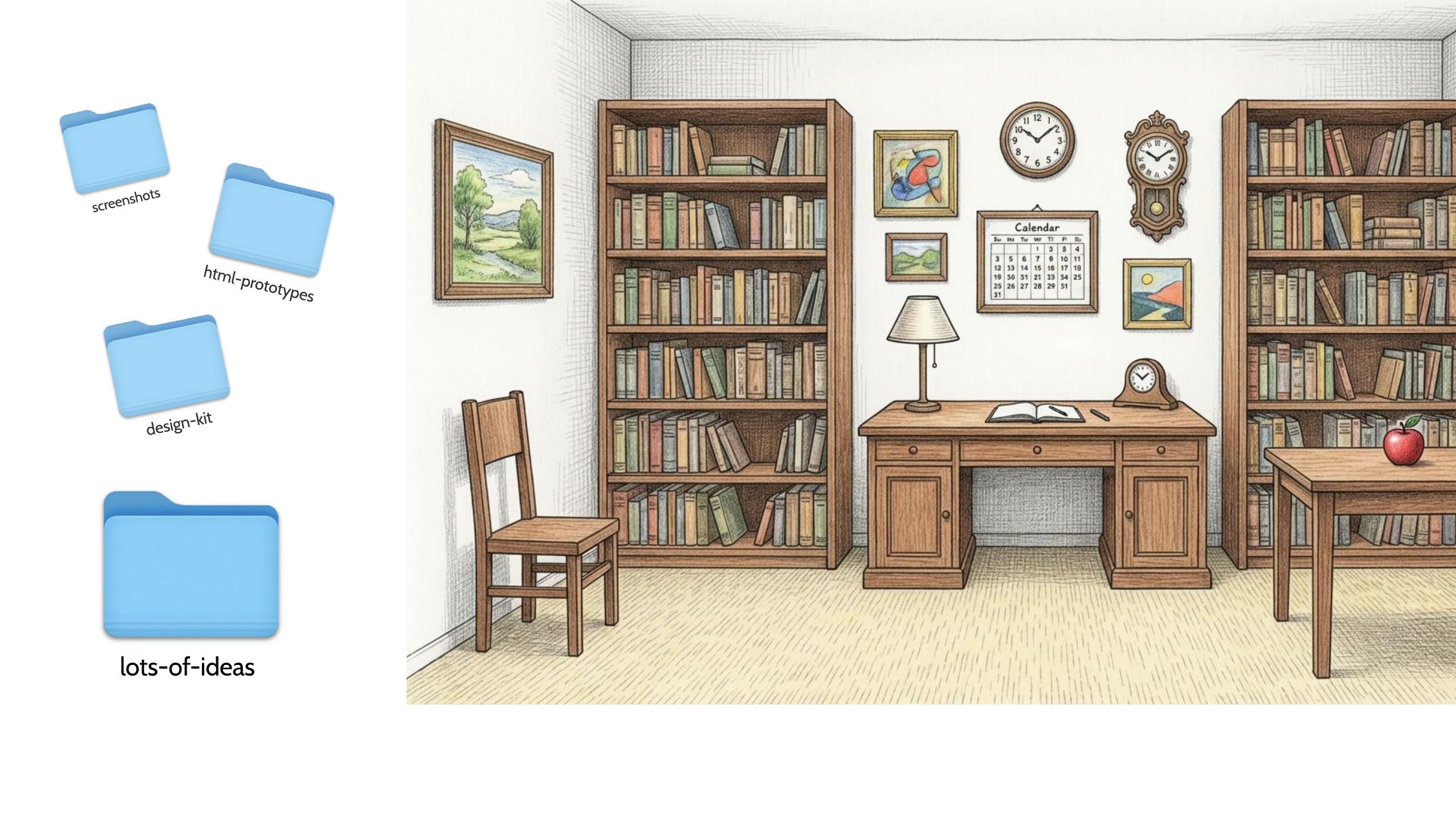 Slide 35 — Grabbing folders into a proper workspace — a new skill