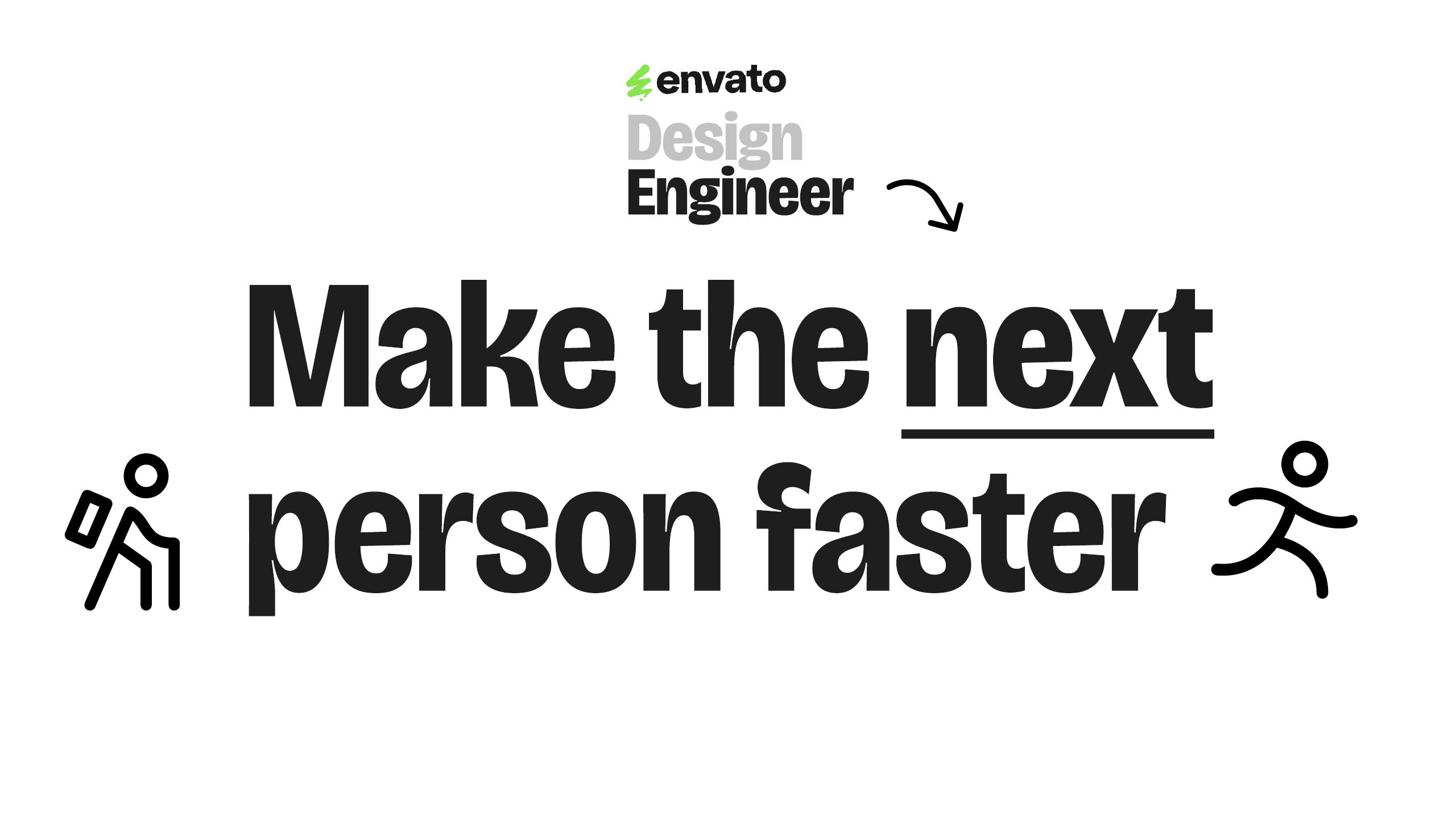 Slide 46 — "Make the next person faster" — make others' jobs easier